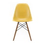 Vitra - Eames fiberglass side chair dsw, ash honey coloured / eames ochre light (felt glider white)