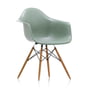 Vitra - Eames fiberglass armchair daw, ash honey coloured / eames sea foam green (felt gliders white)