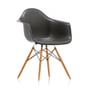 Vitra - Eames fiberglass armchair daw, maple yellowish / eames elephant hide grey (felt gliders white)