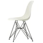 Vitra - Eames Plastic Side Chair DSR, basic dark / pebble (felt glider basic dark)