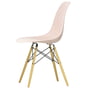 Vitra - Eames Plastic Side Chair DSW RE, maple yellowish / pale pink (white felt glides)