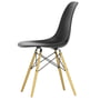 Vitra - Eames Plastic Side Chair DSW RE, yellowish maple / deep black (white felt glides)