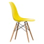 Vitra - Eames Plastic Side Chair DSW, ash honey coloured / sunlight (felt glider white)