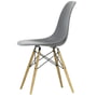 Vitra - Eames Plastic Side Chair DSW, honey-colored ash / granite grey (white felt glides)