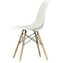 Vitra - Eames Plastic Side Chair DSW, ash honey coloured / pebble stone (felt glider white)