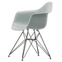 Vitra - Eames Plastic Armchair DAR RE, basic dark / light gray (felt glides basic dark)