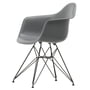 Vitra - Eames Plastic Armchair DAR RE, basic dark / granite gray (felt glides basic dark)