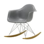 Vitra - Eames Plastic Armchair RAR RE, yellowish maple / chrome / granite gray