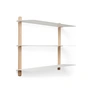 Gejst - Nivo Wall shelf A, light oak / white