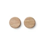 Gejst - Flex button pin, oak (set of 2)