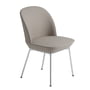 Muuto - Oslo side chair, chrome / beige (steelcut 2 240)