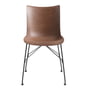 Kartell - P/Wood chair, black / beech dark