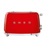 Smeg - 2-slice toaster TSF01, red