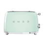Smeg - 2-slice toaster TSF01, pastel green