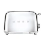 Smeg - 2-Slice Toaster TSF01, Chrome