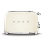 Smeg - 4-slices toaster tsf03, cream