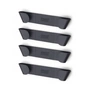 Joseph Joseph - CupboardStore Pot lid holder, dark gray (set of 4)