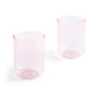 Hay - Tint Drinking glass 300 ml, pink (set of 2)