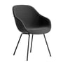Hay - About a chair aac 127, steel powder coated black / dot 1682 anthracite