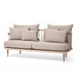 & Tradition - FLY 2 seater sofa SC2, oiled oak / Hot Madison (94)