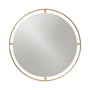 Audo - Nimbus mirror Ø 110 cm, polished brass