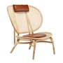 Norr11 - Nomad lounge chair, nature / cognac