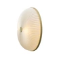 Le klint - Lamella wall and ceiling lamp ø 35 cm, gold / white