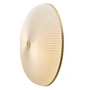 Le klint - Lamella wall and ceiling lamp ø 50 cm, gold / white