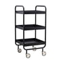 House Doctor - Serving trolley Roll, black