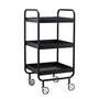 House Doctor - Serving trolley Roll, black