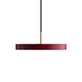 Umage - Asteria Mini LED pendant light, brass / ruby red
