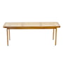 Norr11 - Le Roi Bench with wickerwork, natural oak