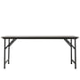 House doctor - Party dining table, 180 x 80 cm, black