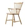 FDB Møbler - J52B Armchair, clear lacquered beech