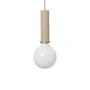Ferm Living - Socket pendant luminaire High, beige