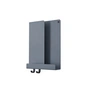 Muuto - Folded Shelves, 2 9. 5 x 40 cm, blue-grey