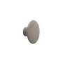 Muuto - Wall hook "The Dots" single X-Small, taupe