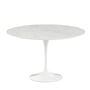 Knoll - Saarinen Tulip bistro table Ø 120 cm, white / marble Statuarietto