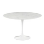 Knoll - Saarinen Tulip Bistro table Ø 120 cm, white / Mamor Statuarietto