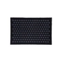 tica copenhagen - Dot Doormat 40 x 60 cm, black / gray