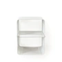 tica copenhagen - Wall shoe rack, 35 x 35 cm, white