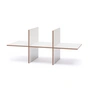 Tojo - Insert for hochstapler Shelf double, white