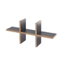 Tojo - Insert for hochstapler Shelf single, anthracite