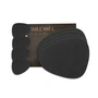 Lind DNA - Gift set Curve L, Nupo black (4 placemats + 4 glass coasters)