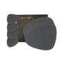 Lind DNA - Gift set Curve L, Nupo anthracite (4 placemats + 4 glass coasters)
