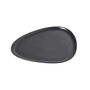 Lind DNA - Curve Stoneware Dinner Plate, 30 x 26 cm, black
