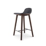 Eva Solo - Abalone Bar stool H 65 cm, smoked oak / black