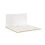 Tojo - multiple shelves, writing tablet, white
