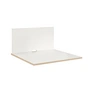 Tojo - multiple shelves, writing tablet, white