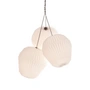 Le klint - Pendant lamp "the bouquet" l, white (set of 3)